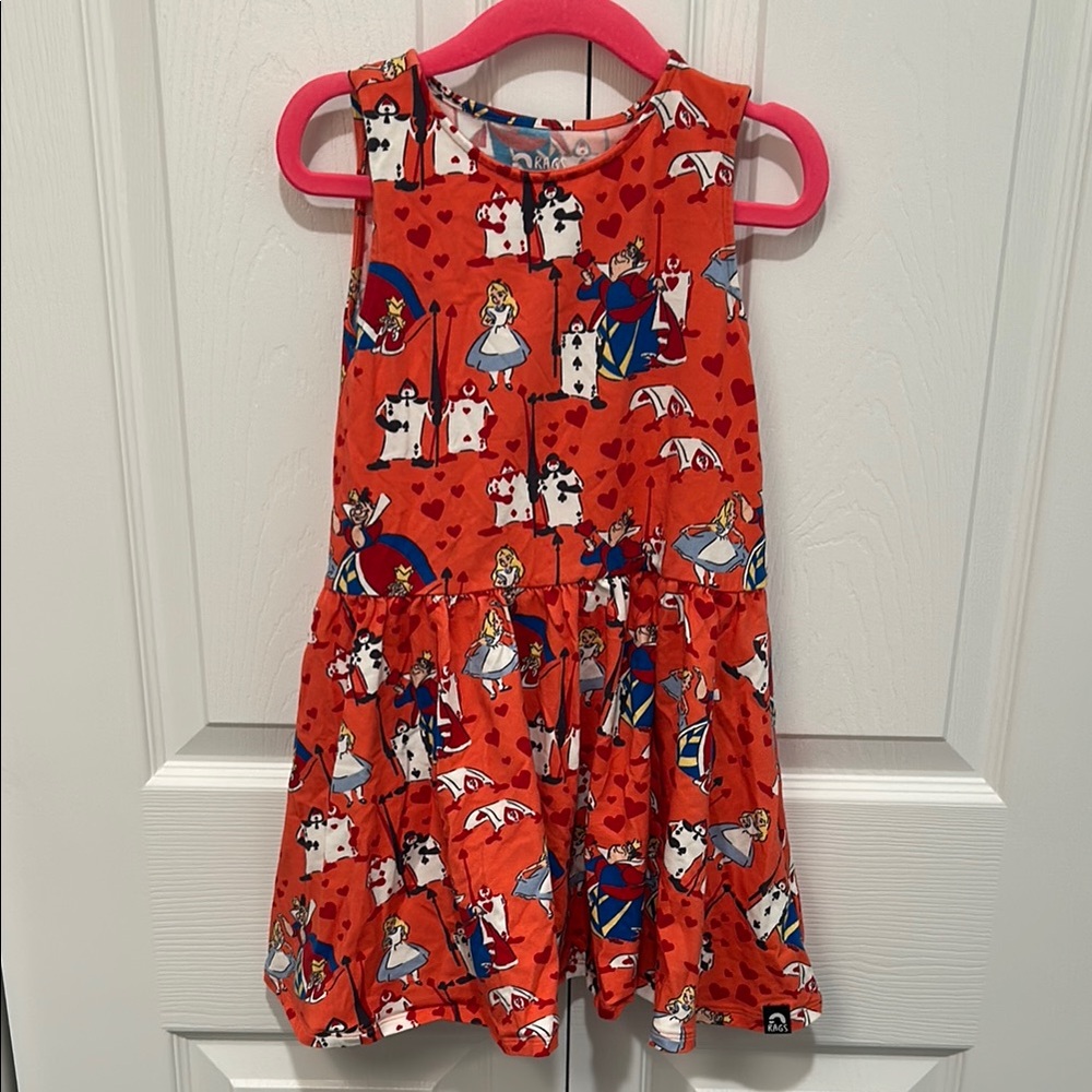 Queen of Hearts Alice in Wonderland Rags Brand Kids Dress